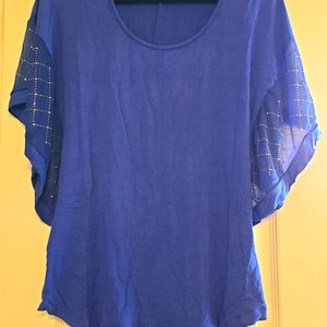 New Royal blue Blouse